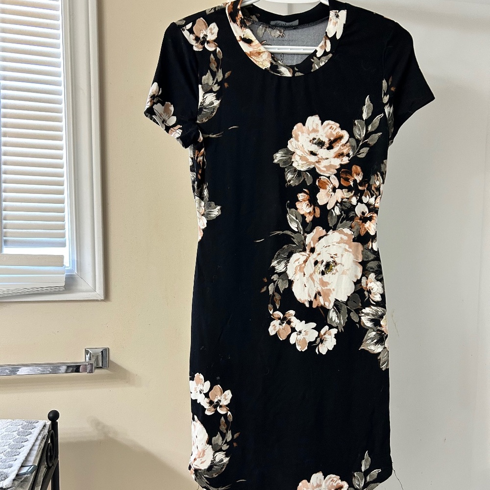Floral print dress
